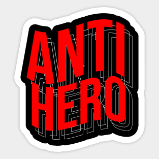 anti hero - music urban Sticker